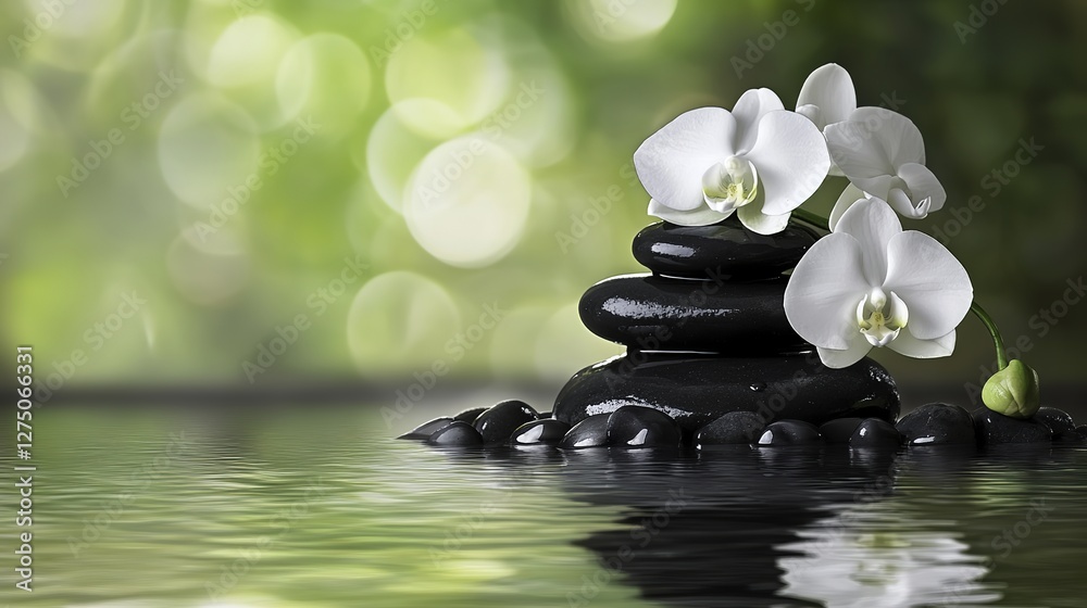 A tranquil and elegant composition unfolds before our eyes, presenting a harmony that calms the soul. In this arrangement