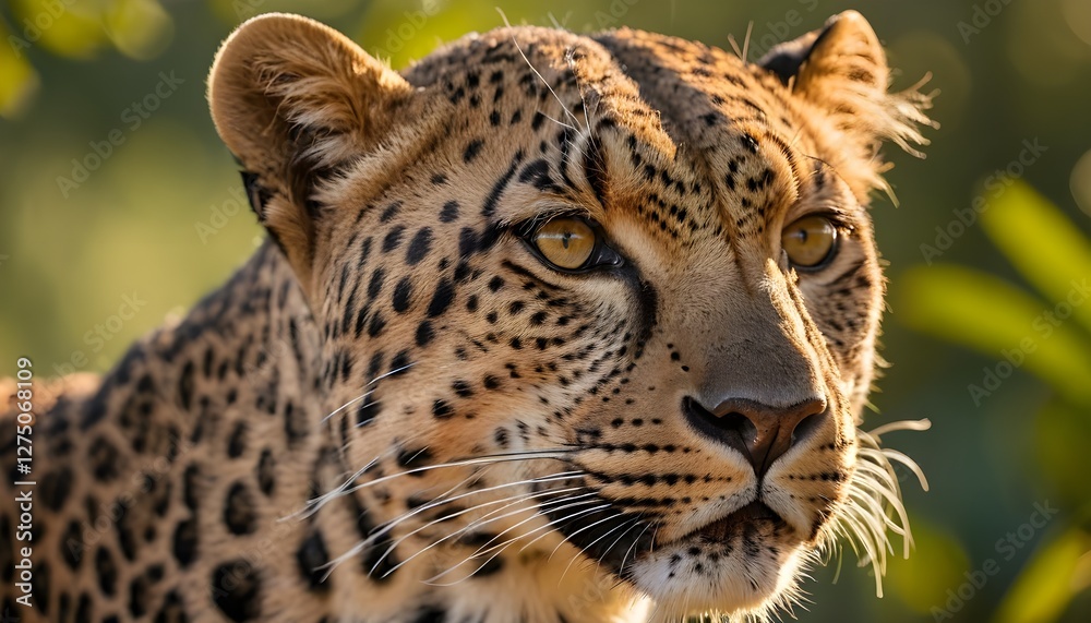 Obraz premium Majestic Leopard Close-Up