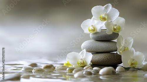 A tranquil and elegant composition unfolds before our eyes, presenting a harmony that calms the soul. In this arrangement