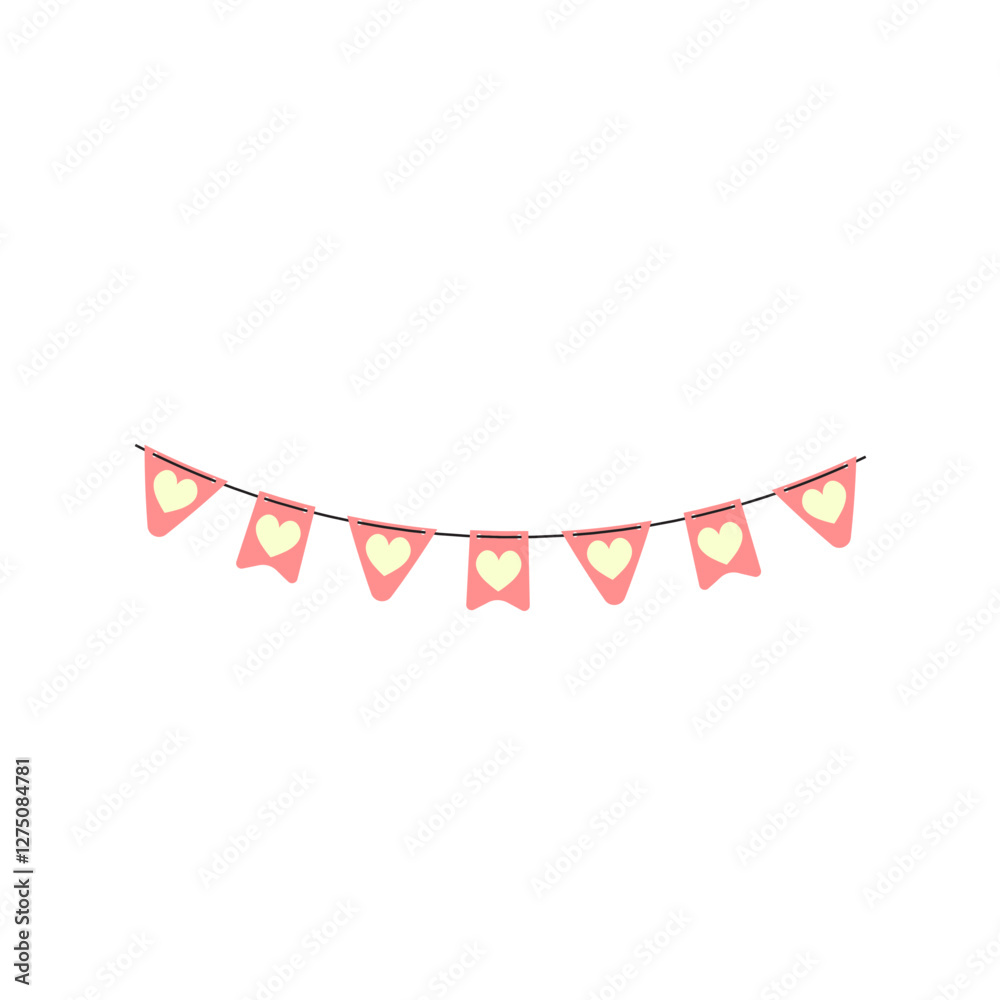 Obraz premium Bunting Flag Party