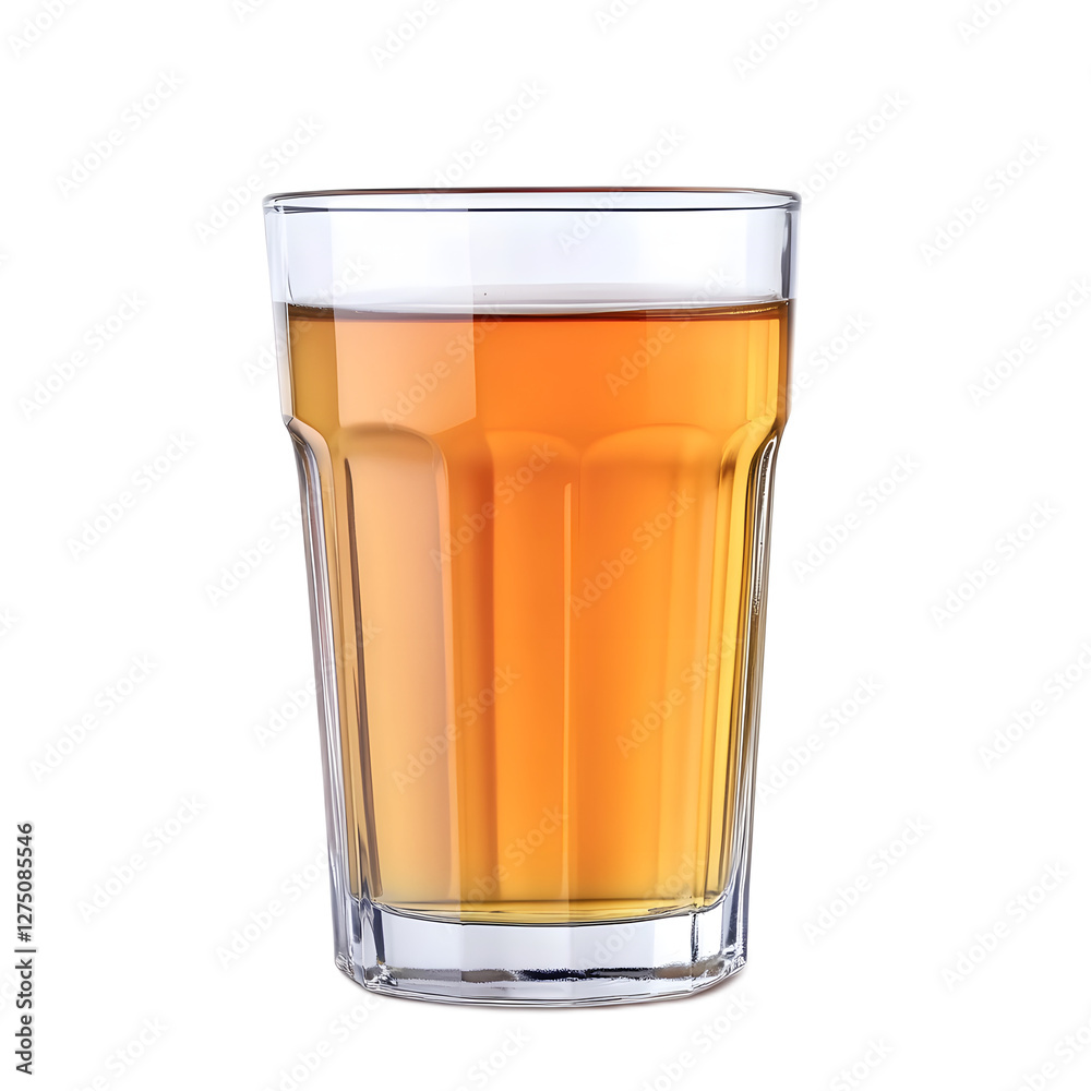 Tempting Amber Liquid in Transparent Glass Inviting Refreshment Tempting Amber Liquid in Transparent Glass Inviting Refreshment