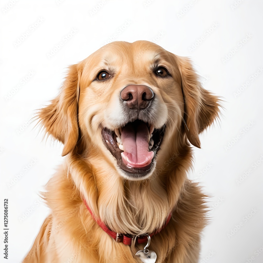 Happy Golden Retriever Dog Happy Golden Retriever Dog