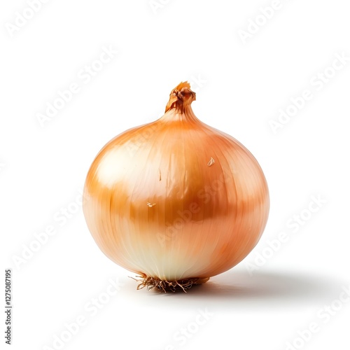 Wallpaper Mural Single Fresh Onion Isolated on White Background Torontodigital.ca