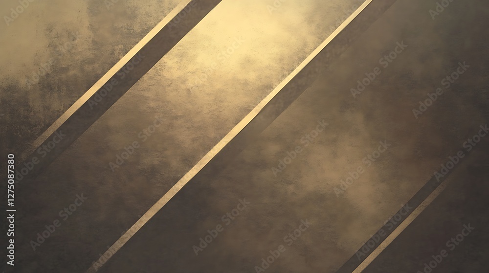 Fototapeta premium Abstract Brown Gold Diagonal Lines Texture Background