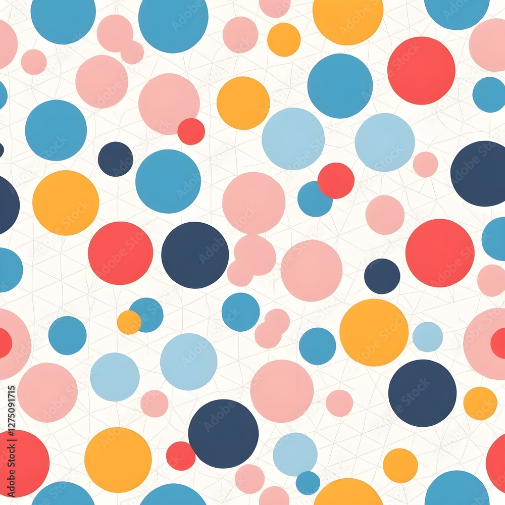 Abstract Colorful Circle Pattern Background Abstract Colorful Circle Pattern Background
