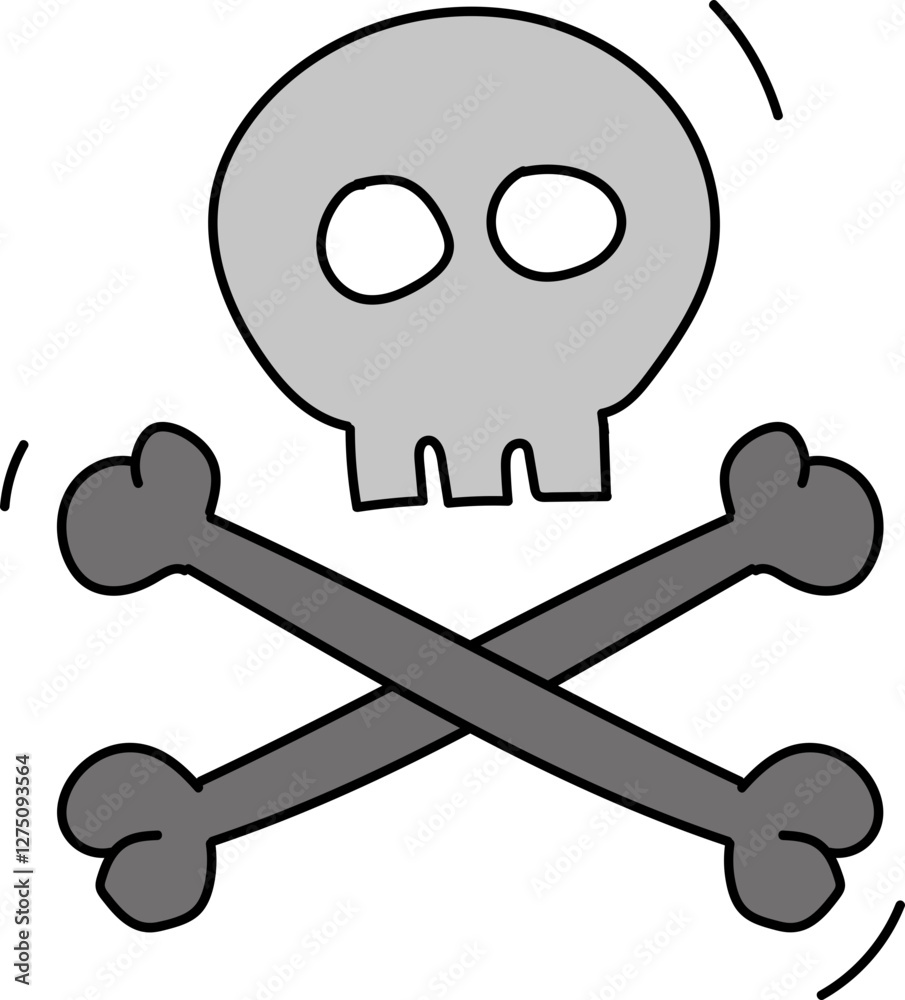 Cute Cartoon Effect Danger Sign Cute Cartoon Effect Danger Sign