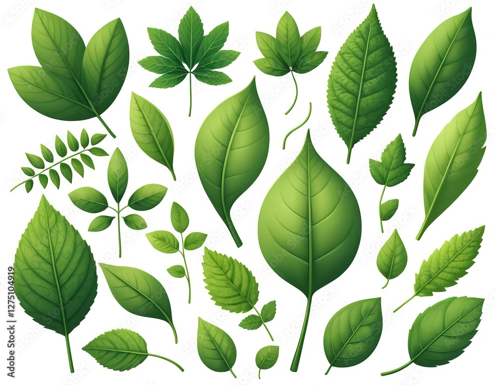 Collection of Green Leaves Collection of Green Leaves