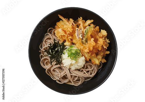 かき揚げそば
