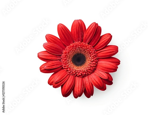 Single Red Gerbera Daisy Flower