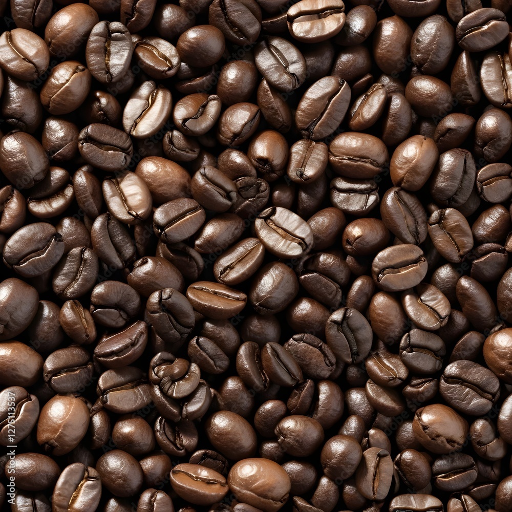 Fototapeta premium Roasted Coffee Beans Background