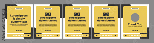 simple carousel or microblog template for social media posts