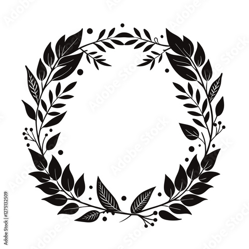 laurel wreath vector illustration