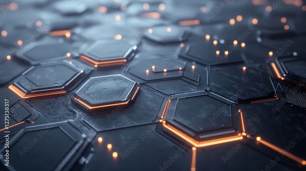 Obraz premium social network design, with interconnected points showing human collaboration and interaction across platforms.