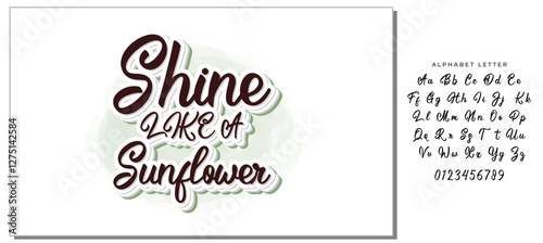 Shine Like A Sunflower SVG Design Vector File