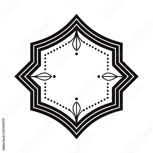 black and white shield vector illustration