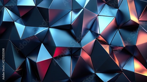 Abstract geometric polygonal background