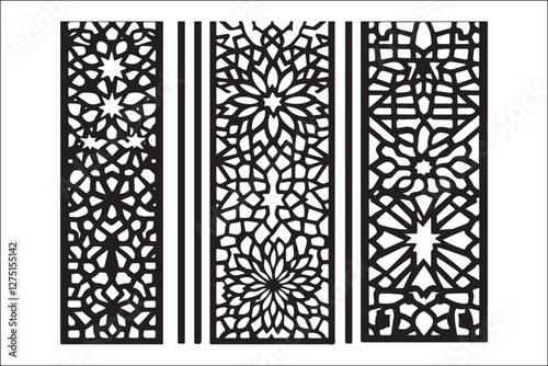 Intricate Geometric Laser Cut Panel