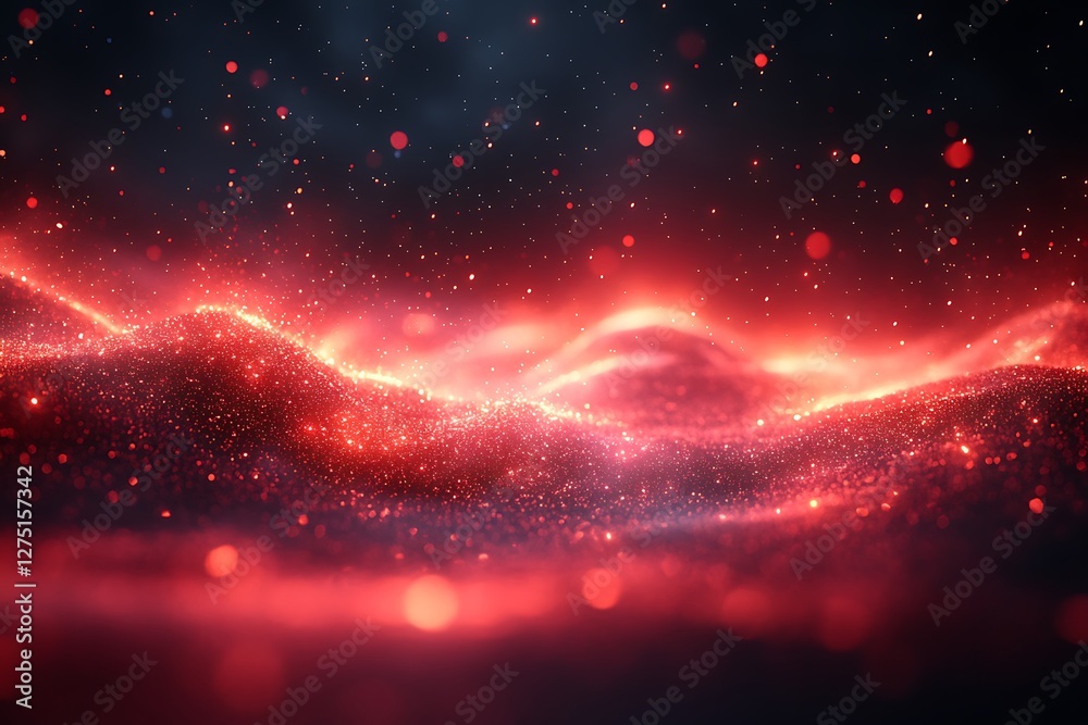 Fiery abstract background with sparks and stars. Fantasy fractal texture.
v Fiery abstract background with sparks and stars. Fantasy fractal texture.
v