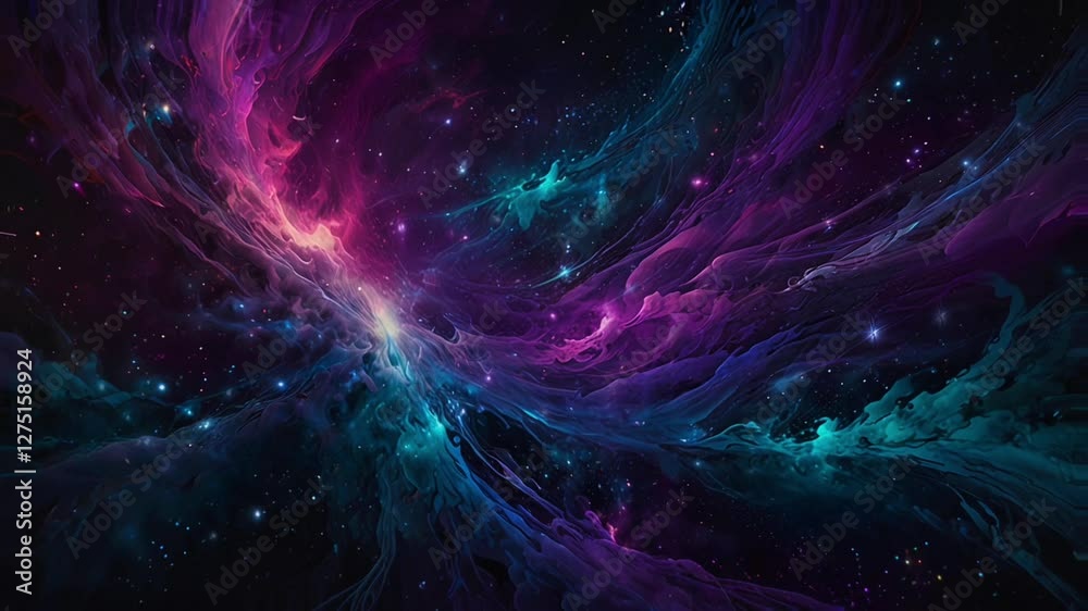 Abstract illustration with red blue smoke, light energy waves, electric current in the dark space is very beautiful. Modern futuristic visual effects, elegant and energetic technology. 4K Abstract illustration with red blue smoke, light energy waves, electric current in the dark space is very beautiful. Modern futuristic visual effects, elegant and energetic technology. 4K