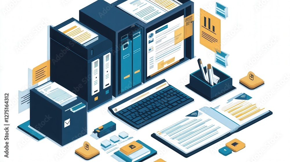 document management system with file storage, version control, and secure access for business professionals.