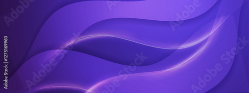 Purple abstract waves design for backgrounds, covers, posters, and digital art projects requiring a modern and artistic touch.