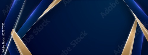 Blue and gold abstract background suitable for graphic design projects, website backgrounds, social media posts, and print materials.