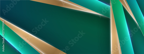 stylish green and gold background, perfect for luxury branding, elegant design projects, or sophisticated digital marketing campaigns.