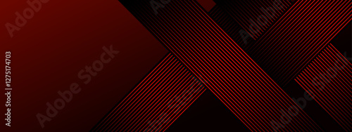 Red and black modern abstract background with diagonal stripes. Suitable for digital designs, website banners, and print media projects
