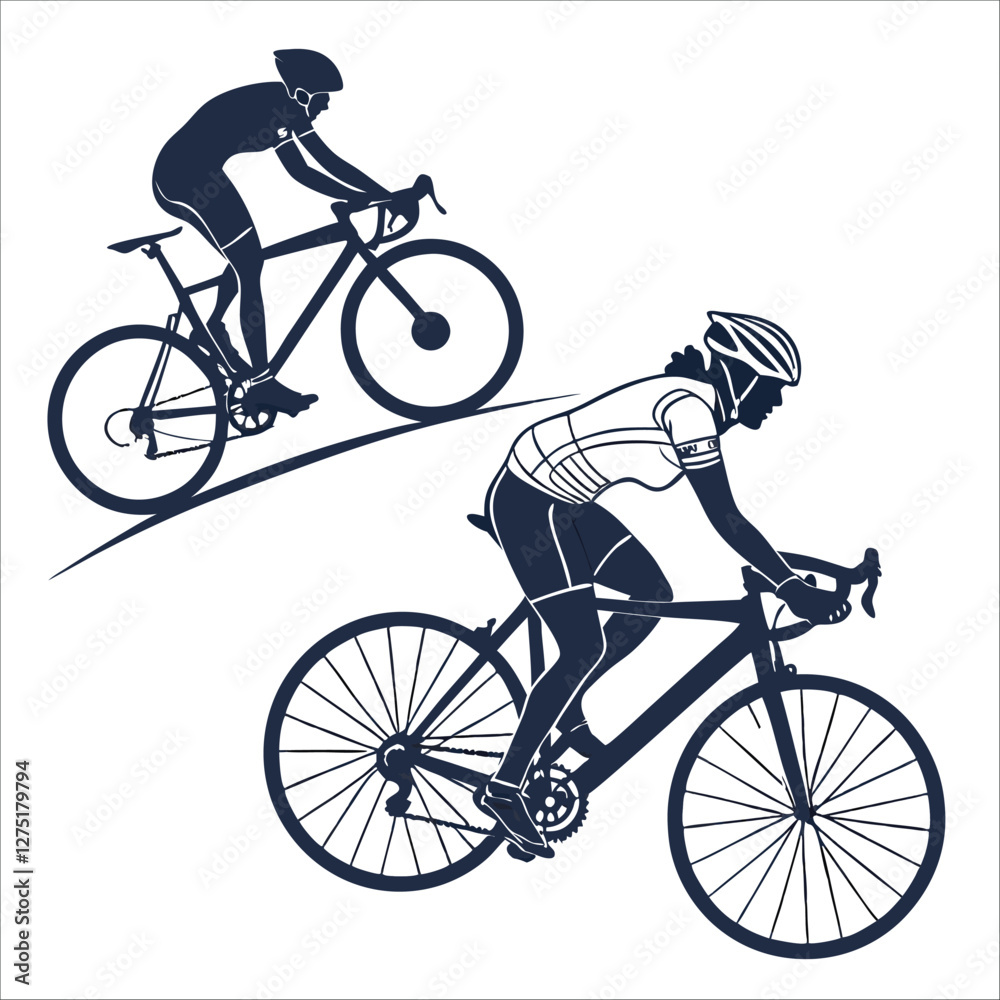 Naklejka premium bicycle gear vector