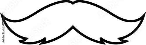  mustache icon ouline Svg