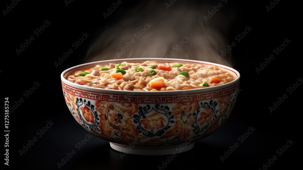 Steaming Hot Bowl of Noodles: A Culinary Delight Steaming Hot Bowl of Noodles: A Culinary Delight