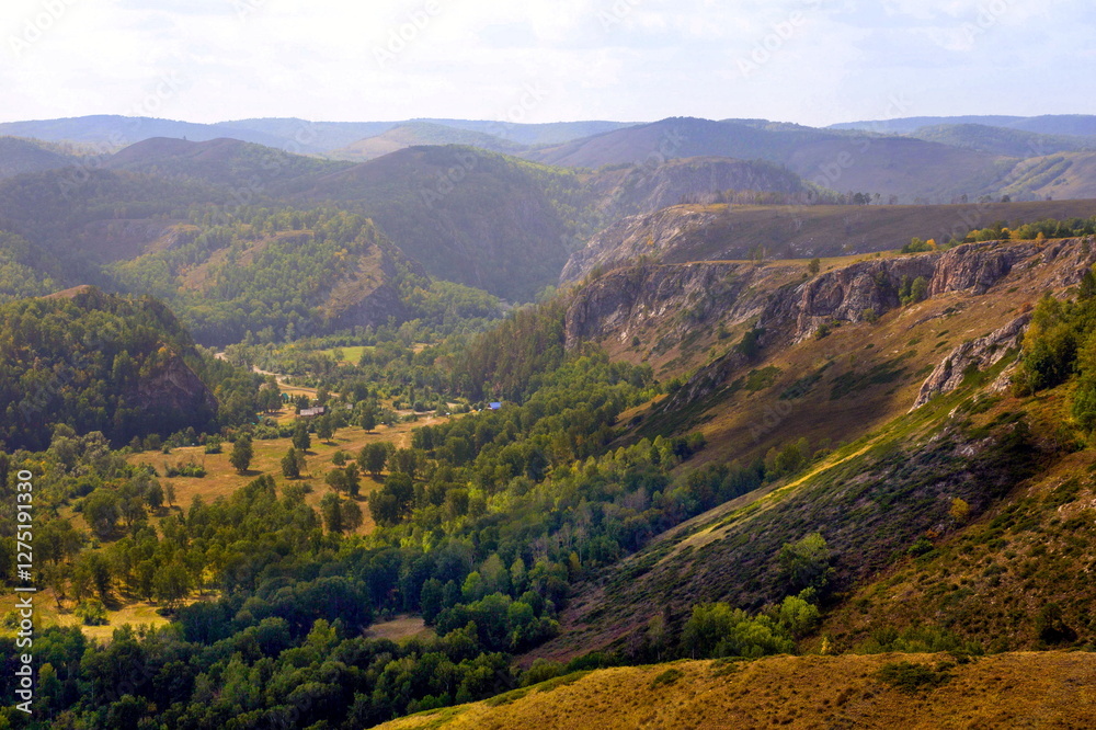 rocky mountains Muradymovsky gorge in the Republic of Bashkortostan in the Southern Urals rocky mountains Muradymovsky gorge in the Republic of Bashkortostan in the Southern Urals