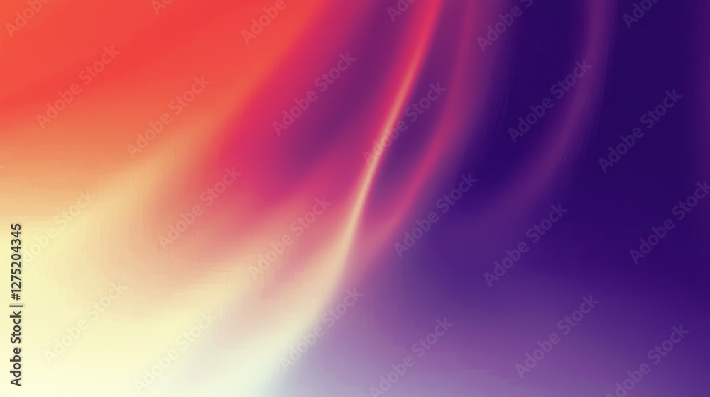 Abstract background with vibrant orange, purple, and white gradient swirls and smooth curves. Abstract background with vibrant orange, purple, and white gradient swirls and smooth curves.