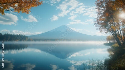 Wallpaper Mural Mountain Lake Scenic View Torontodigital.ca