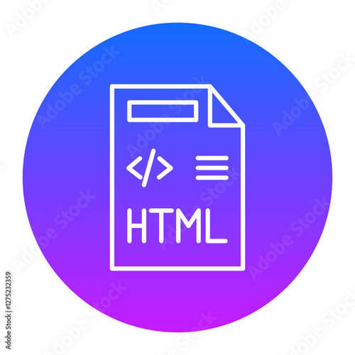 HTML File Icon