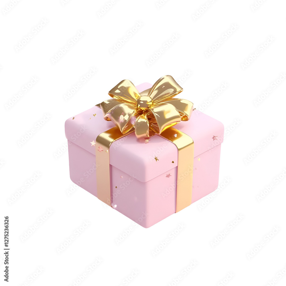 Obraz premium gift box isolated on white