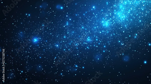 Wallpaper Mural Blue Glowing Particles Background  Abstract Sparkle Texture Torontodigital.ca