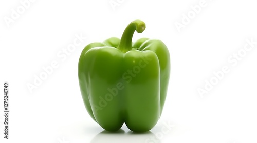 yellow pepper isolated on white