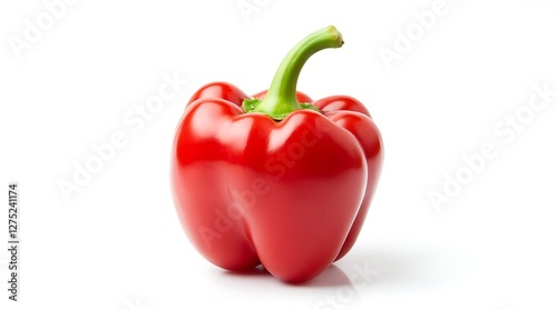 yellow pepper isolated on white