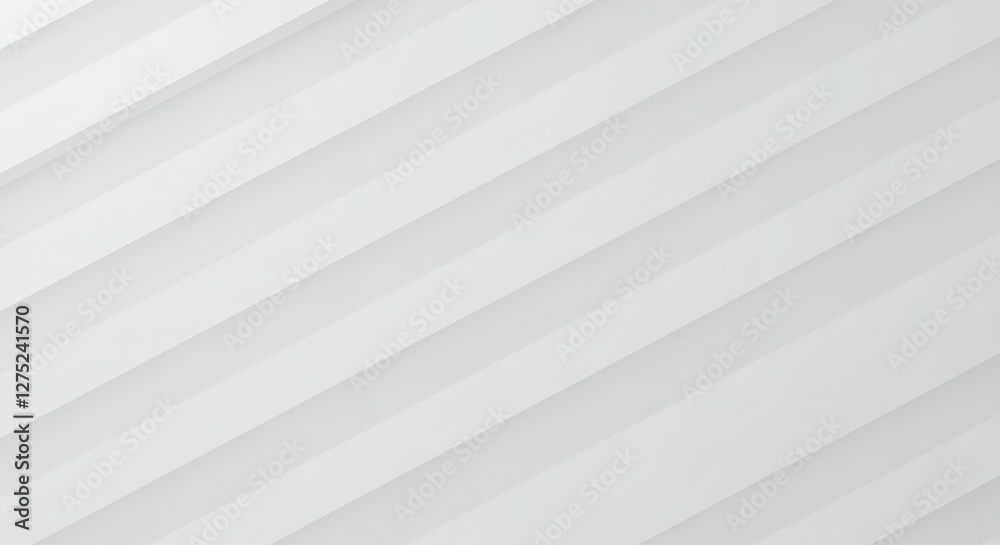 Obraz premium geometric pattern, white texture, 3D triangles, repeating shapes, minimalist design, abstract wall art, clean lines, monochromatic, architectural detail, subtle shadows, modern aesthetic, raised surfa