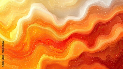 Abstract orange and yellow wavy background image photo