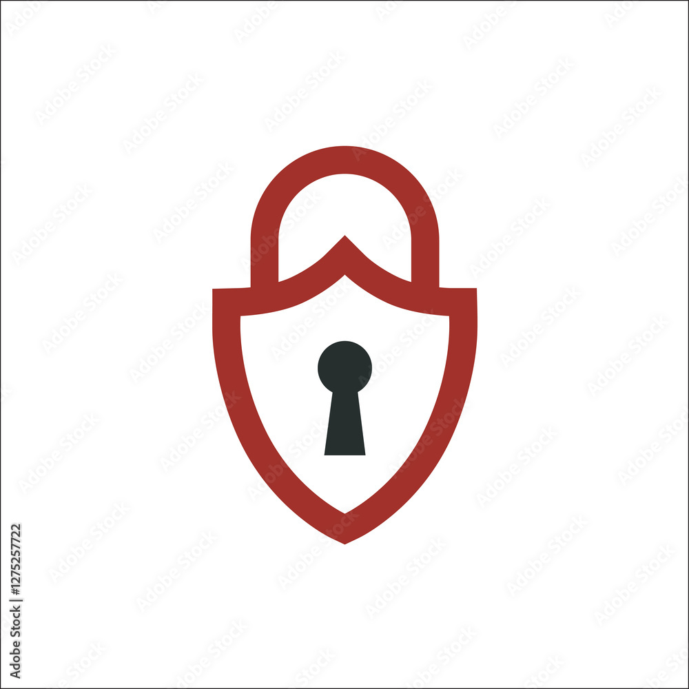 Lock Security Logo vector. Icon Padlock Vector Lock Security Logo vector. Icon Padlock Vector