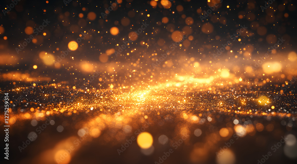 Naklejka premium Futuristic Digital Data Flow with Glowing Code, Cyber Technology, and Abstract Light Streaks