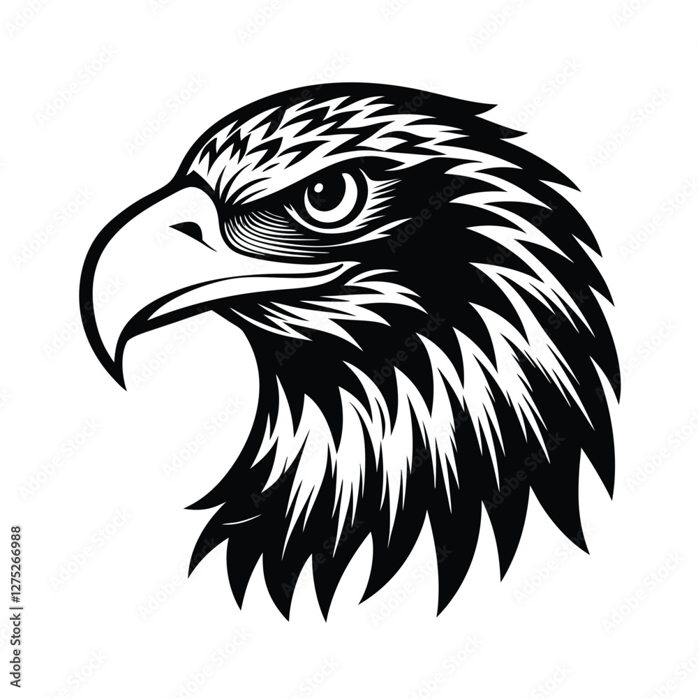 Fototapeta premium vector silhouette flower with white background.