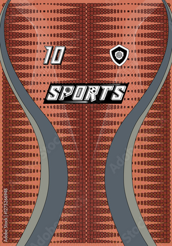 Modern Sports Jersey Abstract Design Soccer Basketball Football Sports Athletic Wear Trendy Colors Minimalist Style Geometric Pattern