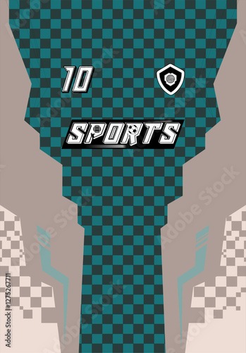Modern Sports Jersey Abstract Design Soccer Basketball Football Sports Athletic Wear Trendy Colors Minimalist Style Geometric Pattern