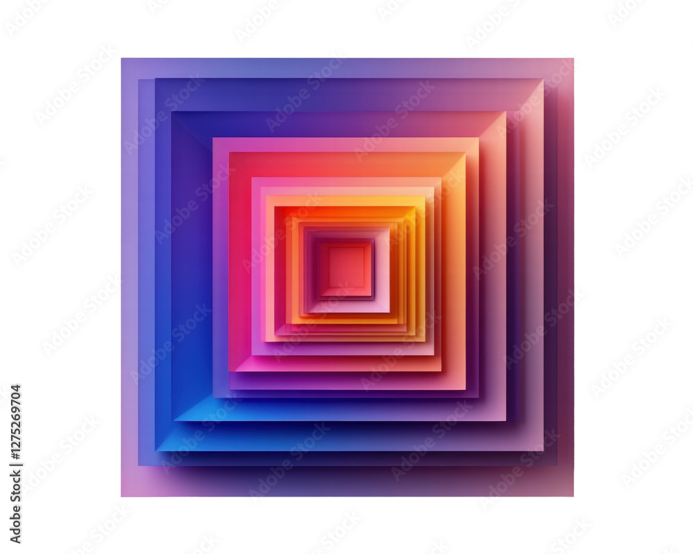 Colorful Geometric Layers with Gradient Effects Creating a Three Dimensional Illusion on Transparent Background Colorful Geometric Layers with Gradient Effects Creating a Three Dimensional Illusion on Transparent Background