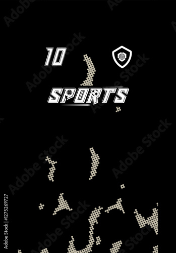Modern Sports Jersey Abstract Design Soccer Basketball Football Sports Athletic Wear Trendy Colors Minimalist Style Geometric Pattern
