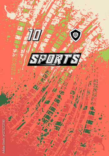 Modern Sports Jersey Abstract Design Soccer Basketball Football Sports Athletic Wear Trendy Colors Minimalist Style Geometric Pattern