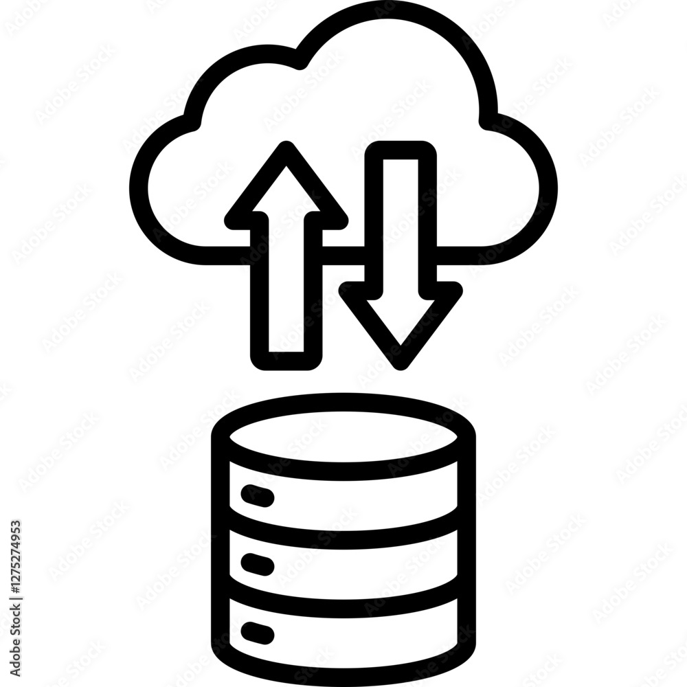 Cloud Storage Icon Cloud Storage Icon
